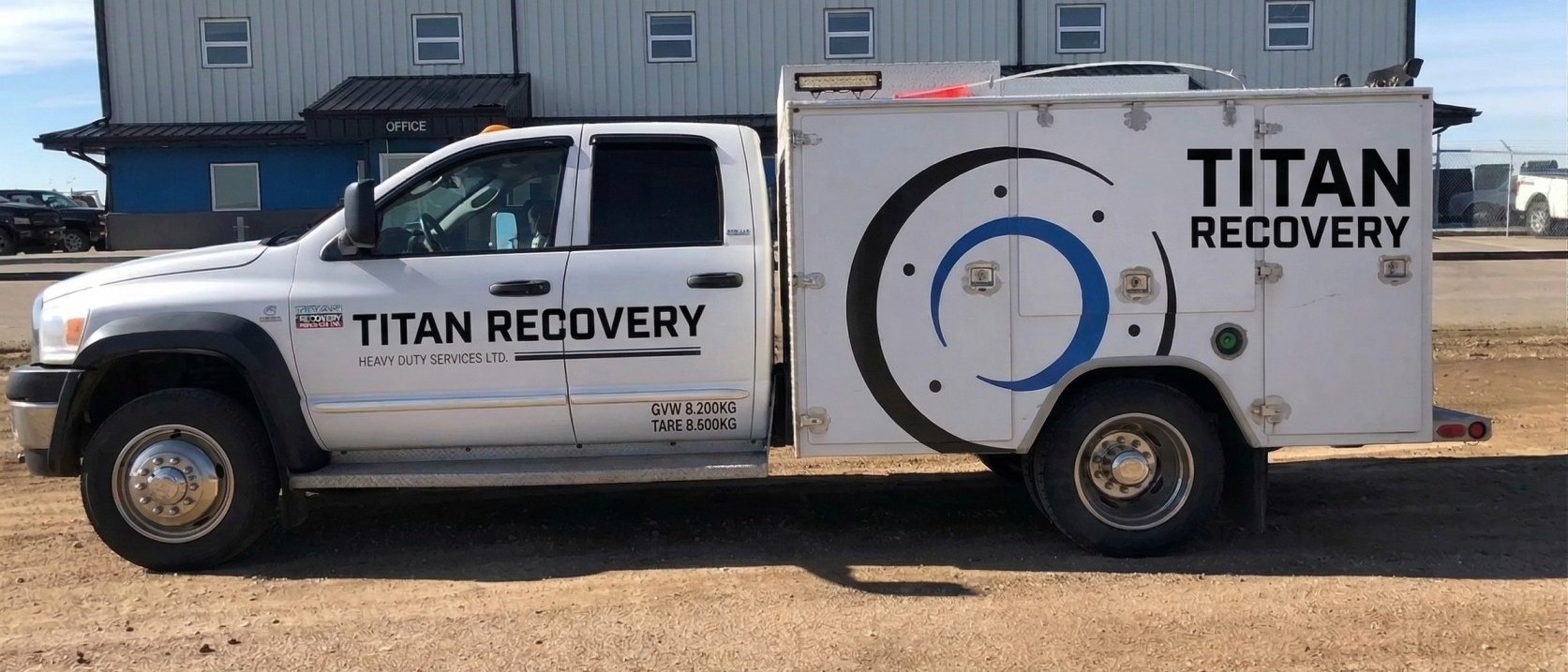 Titan Recovery mobile diesel service truck